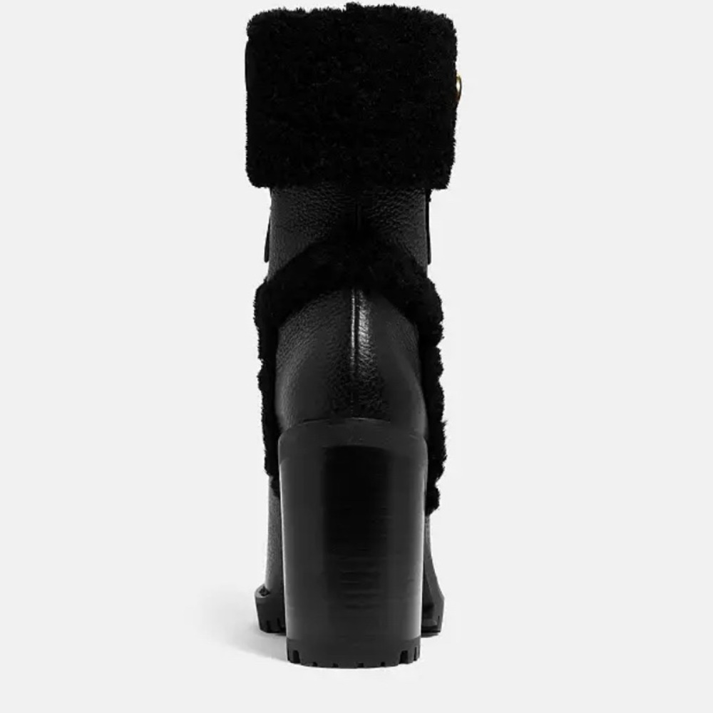 COACH NIB Harlie Bootie Black Size 7 - Picture 3 of 14